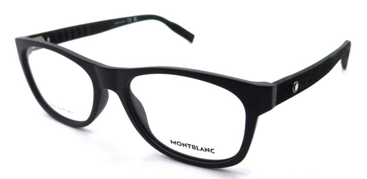 Montblanc Eyeglasses Frames MB0065O 001 55-18-145 Black Made in Italy-889652249520-classypw.com-1