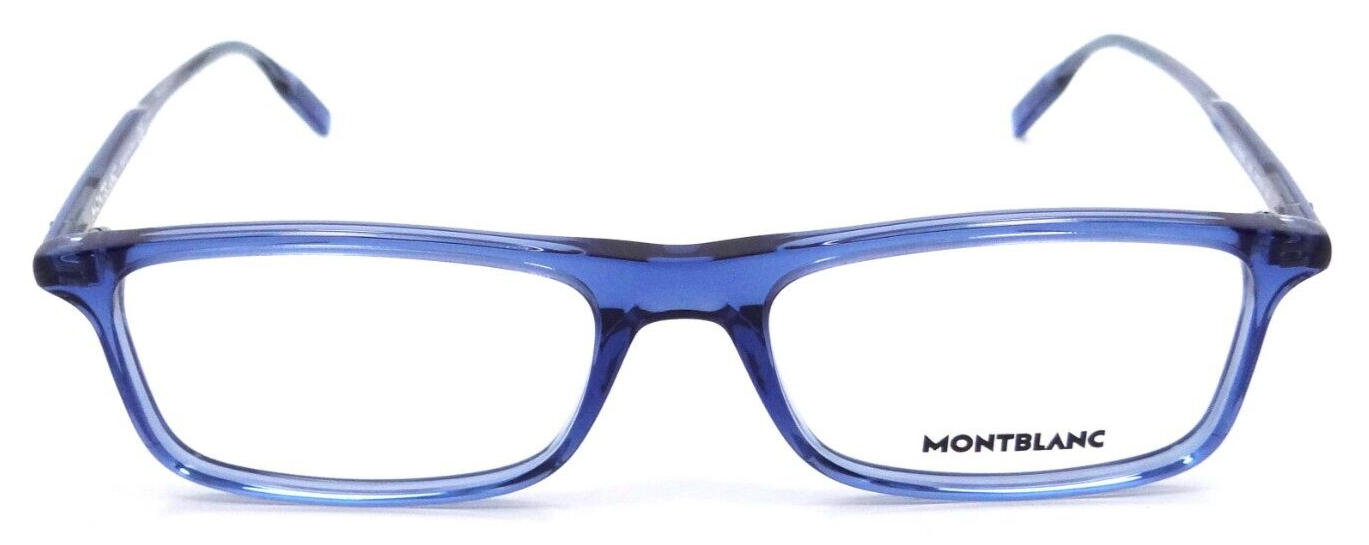 Montblanc Eyeglasses Frames MB0086O 004 54-18-150 Blue Made in Italy-889652279244-classypw.com-2