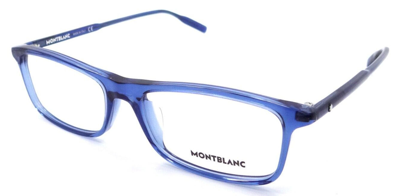 Montblanc Eyeglasses Frames MB0086OA 004 54-17-150 Blue / Blue Made in Italy-889652280851-classypw.com-3