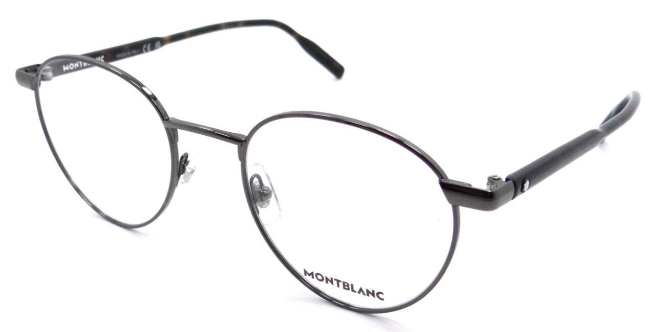 Montblanc Eyeglasses Frames MB0115O 002 51-21-150 Ruthenium/Havana Made in Italy-889652305561-classypw.com-1