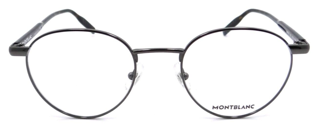Montblanc Eyeglasses Frames MB0115O 002 51-21-150 Ruthenium/Havana Made in Italy-889652305561-classypw.com-1