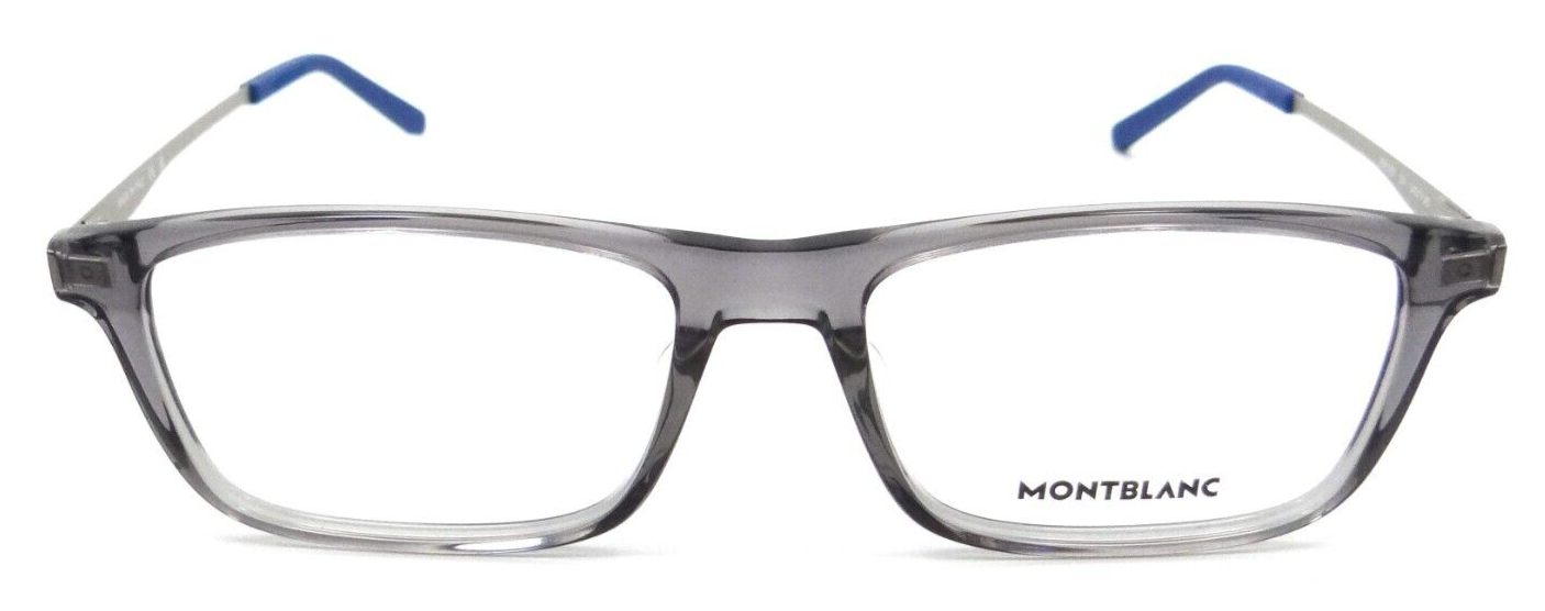 Montblanc Eyeglasses Frames MB0120O 004 54-17-145 Gray / Silver Made in Italy-889652305592-classypw.com-2