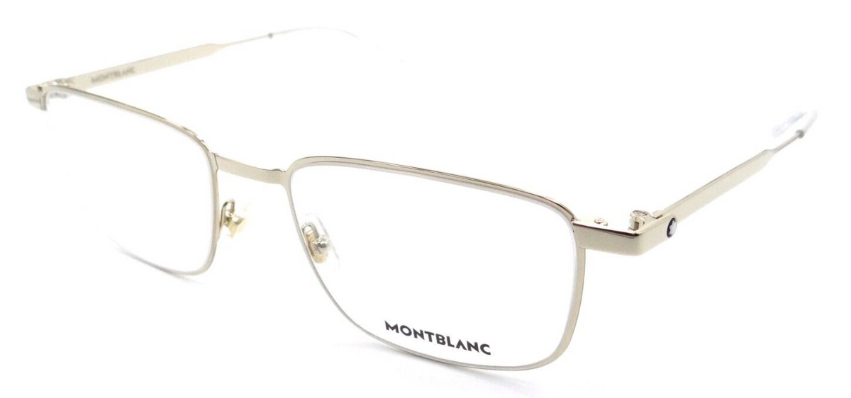 Montblanc Eyeglasses Frames MB0146O 002 53-19-145 Gold Made in Italy-889652326757-classypw.com-1