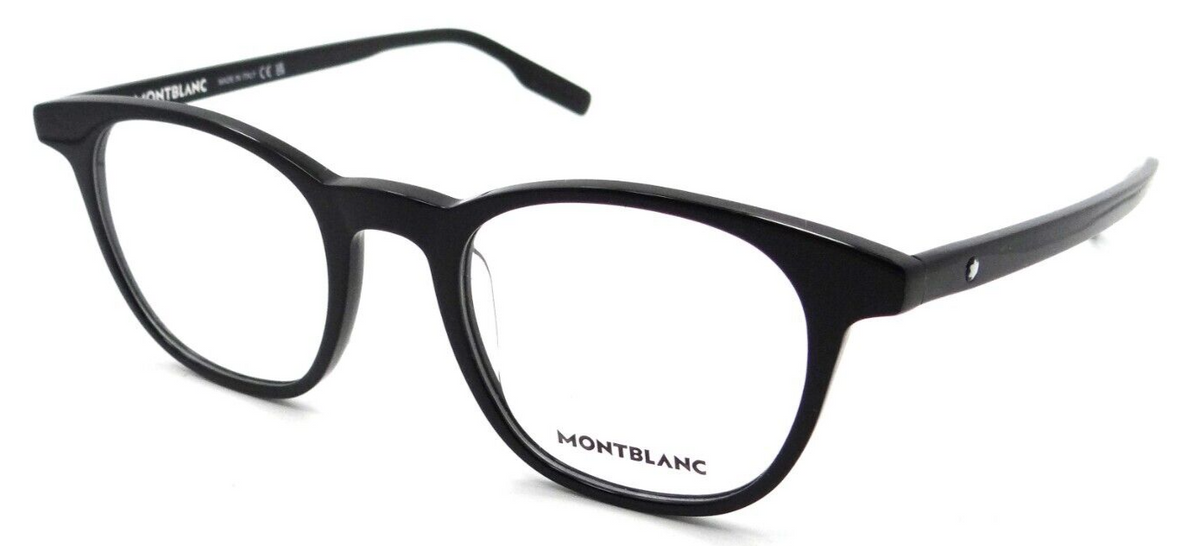 Montblanc Eyeglasses Frames MB0153O 001 48-20-145 Black Made in Italy-889652327099-classypw.com-1