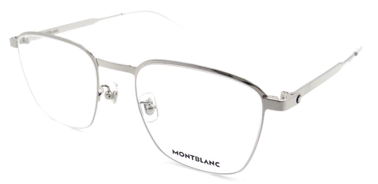 Montblanc Eyeglasses Frames MB0181O 002 52-20-145 Silver / Silver Made in Italy-889652346625-classypw.com-1