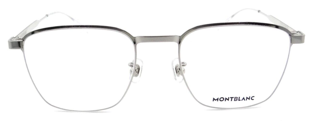 Montblanc Eyeglasses Frames MB0181O 002 52-20-145 Silver / Silver Made in Italy-889652346625-classypw.com-1