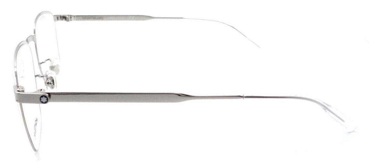 Montblanc Eyeglasses Frames MB0181O 002 52-20-145 Silver / Silver Made in Italy-889652346625-classypw.com-3