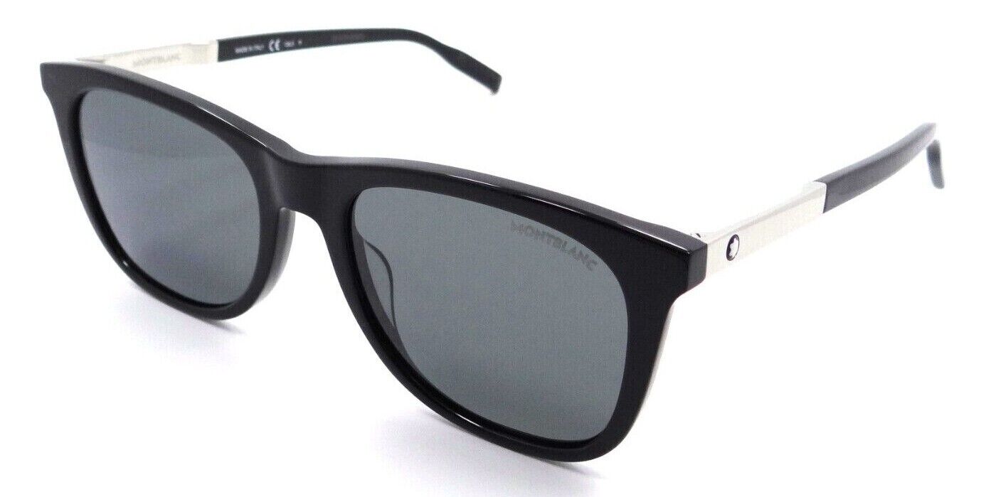 Montblanc Sunglasses MB0017S 005 53-19-150 Black / Grey Polarized Made in Italy-889652212326-classypw.com-1