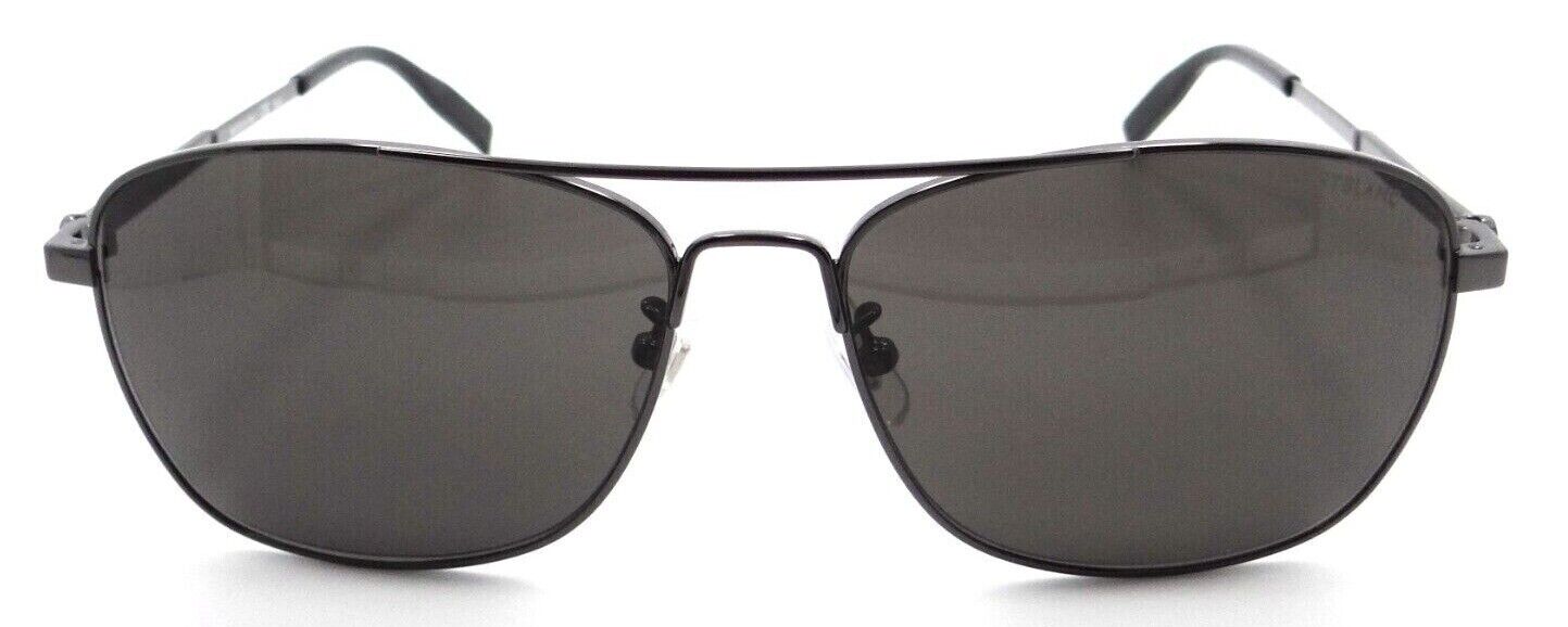 Montblanc Sunglasses MB0026S 006 61-16-150 Ruthenium / Grey Made in Italy-889652229225-classypw.com-1