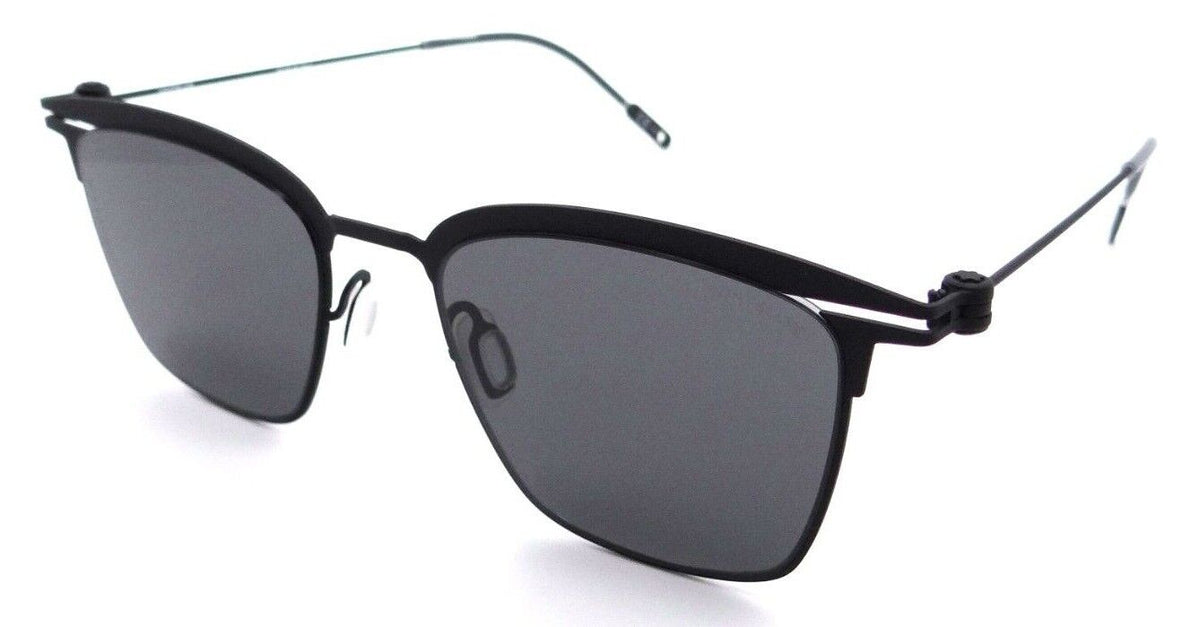 Montblanc Sunglasses MB0080S 001 51-19-145 Black / Grey Made in Italy-889652280219-classypw.com-1