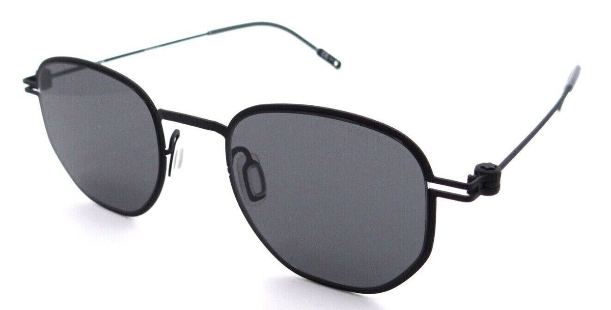 Montblanc Sunglasses MB0081S 001 48-22-145 Black / Grey Made in Italy-889652279312-classypw.com-1