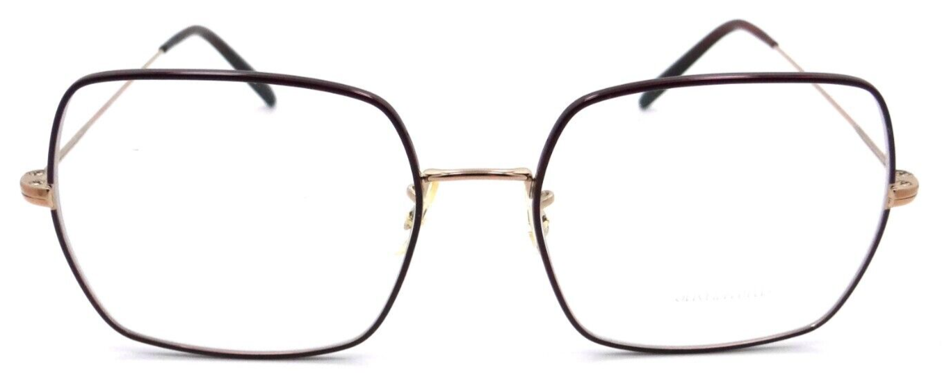 Oliver Peoples Eyeglasses Frames OV 1279 5037 54-17-145 Justyna Ro Gold/Burgundy-827934449817-classypw.com-2