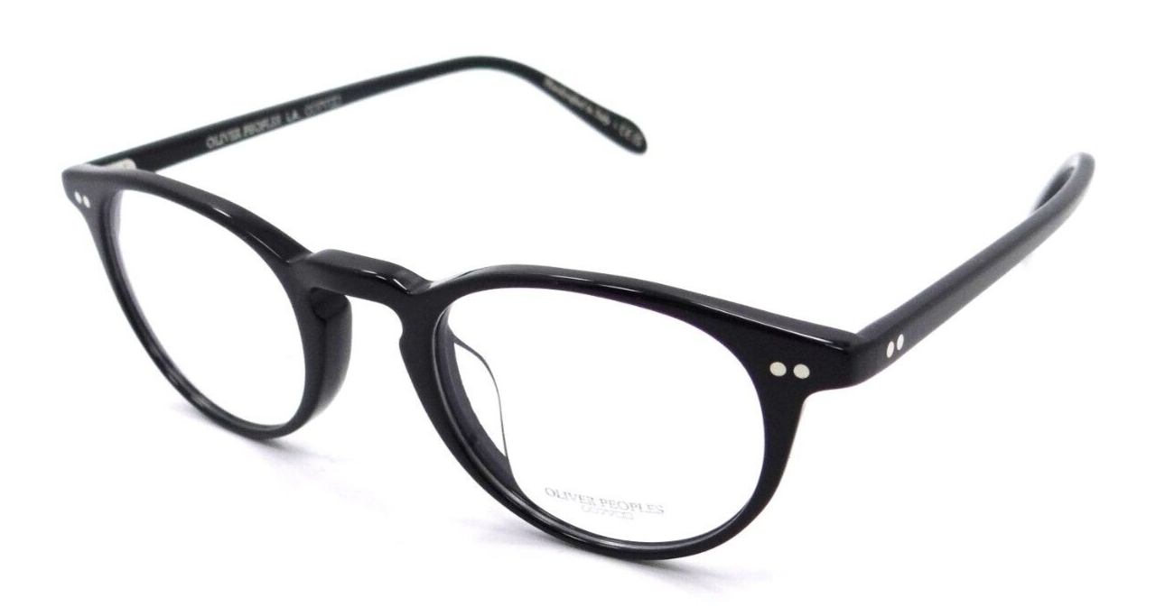 Oliver Peoples Eyeglasses Frames OV 5004 1005 43-20-140 Riley-R Black Small Face-827934383166-classypw.com-1