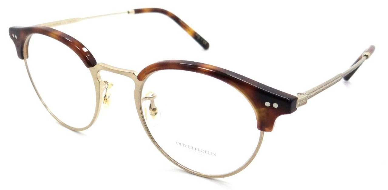 Oliver Peoples Eyeglasses Frames OV 5469 1007 46-20-145 Reiland Gold / Mahogany-827934467668-classypw.com-1