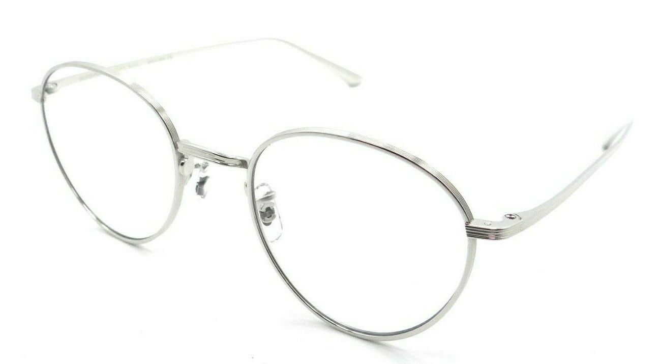 Oliver Peoples Sunglasses 1231ST 50761W The Row Brownstone 2 Silver / Clear 49mm-827934435216-classypw.com-1