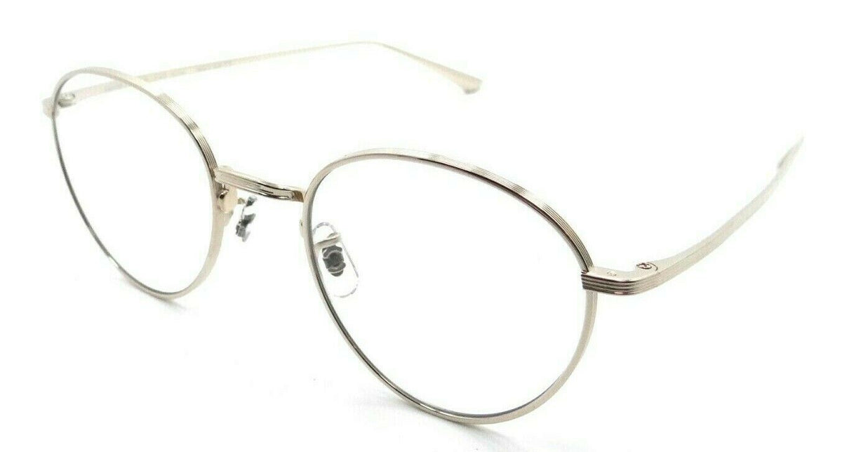 Oliver Peoples Sunglasses 1231ST 50761W The Row Brownstone 2 White Gold / Clear-827934435223-classypw.com-1