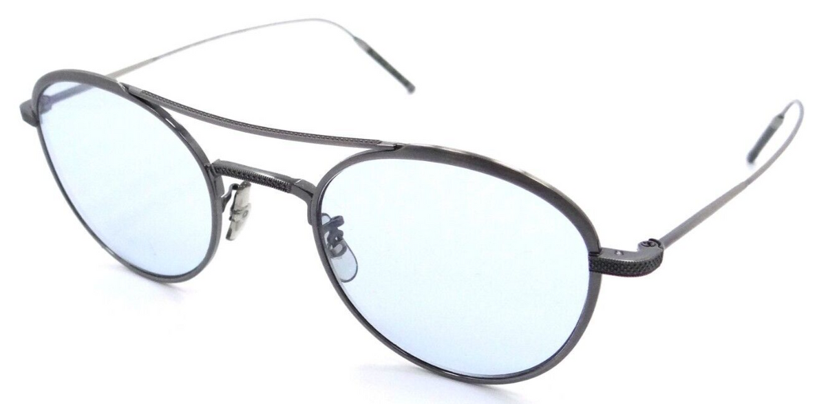 Oliver Peoples Sunglasses 1275T 5076 47-22-145 TK-2 Pewter / Blue Wash Titanium-827934450783-classypw.com-1