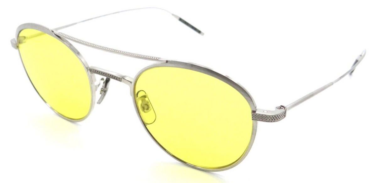 Oliver Peoples Sunglasses 1275T 5254 47-22-145 TK-2 Silver /Yellow Wash Titanium-827934450769-classypw.com-1