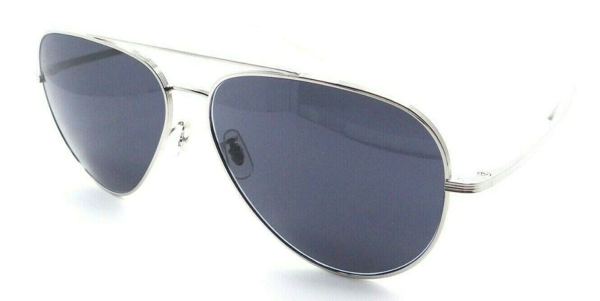 Oliver Peoples Sunglasses 1277ST 5036R5 The Row Casse Silver / Blue 58mm-827934450882-classypw.com-1