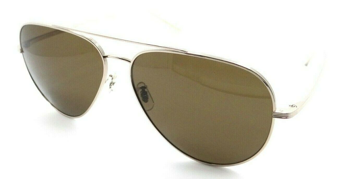 Oliver Peoples Sunglasses 1277ST 529257 The Row Casse Gold /Brown Polarized 58mm-827934450820-classypw.com-1