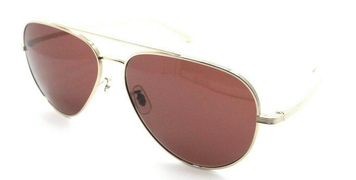Oliver Peoples Sunglasses 1277ST 5292C5 The Row Casse Gold / Burgundy 58mm-827934450868-classypw.com-1