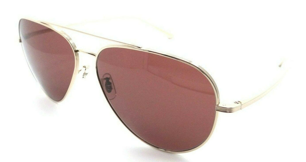 Oliver Peoples Sunglasses 1277ST 5292C5 The Row Casse Gold / Burgundy 61mm-827934450875-classypw.com-1
