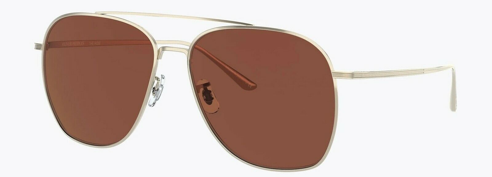 Oliver Peoples Sunglasses 1278ST 5292C5 The Row Ellerston Gold / Burgundy 58mm-827934450929-classypw.com-1