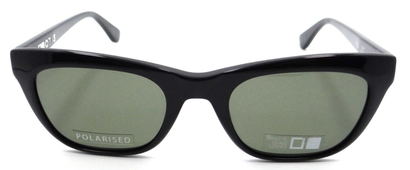 Otis Eyewear Sunglasses Lyla 49-23.5-143 Black / Green Polarized Mineral Glass