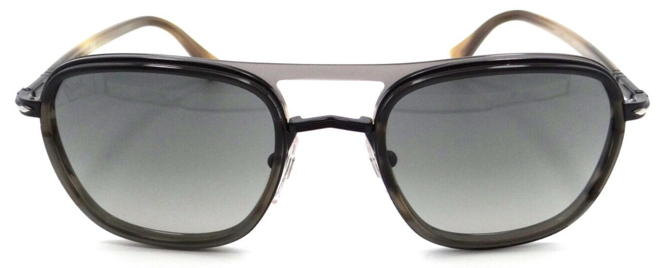 Persol Sunglasses PO 2484S 1146/71 52-21-145 Black-Striped Brown / Grey Gradient-8056597543149-classypw.com-2
