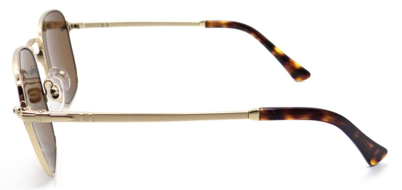 Persol Sunglasses PO 2490S 1142/33 52-20-145 Gold / Brown Made in Italy-8056597595148-classypw.com-3