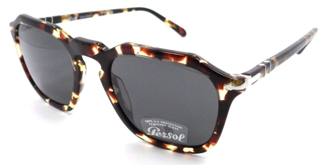 Persol Sunglasses PO 2496S 1138/31 52-18-140 Black Demi Shiny / Green Italy-8056597593830-classypw.com-1