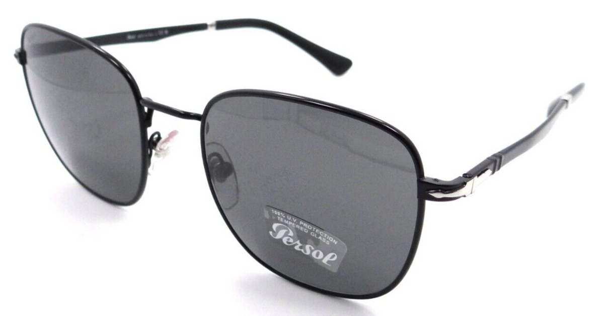 Persol Sunglasses PO 2497S 1078/B1 54-20-140 Black / Dark Grey Made in Italy-8056597681940-classypw.com-1