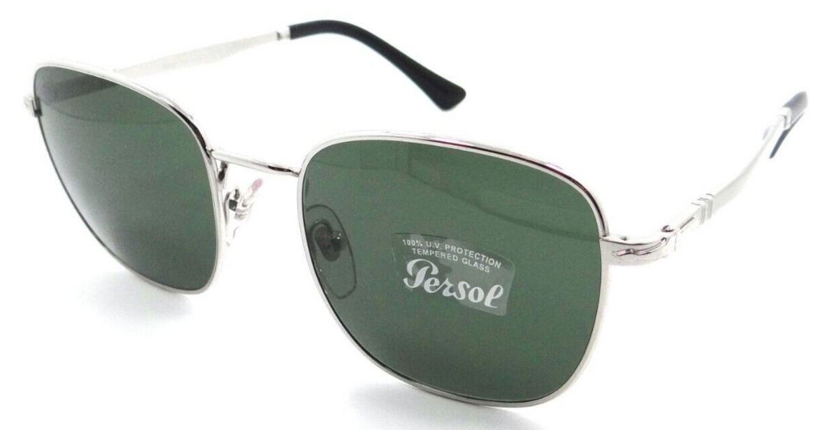 Persol Sunglasses PO 2497S 518/31 52-20-140 Silver / Green Made in Italy-8056597593922-classypw.com-1
