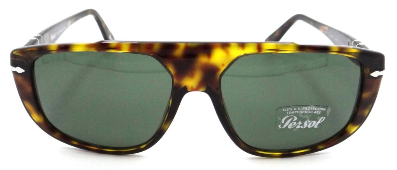 Persol Sunglasses PO 3261S 24/31 54-16-145 Havana / Green Made in Italy-8056597354486-classypw.com-2