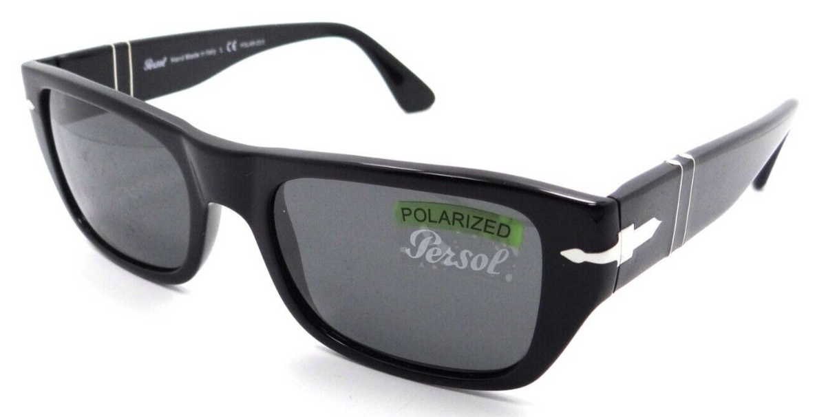 Persol Sunglasses PO 3268S 95/48 53-20-145 Black / Black Polarized Made in Italy-8056597557443-classypw.com-1