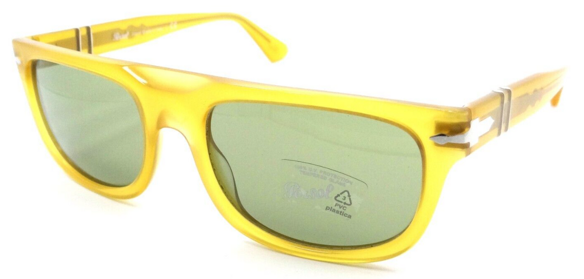 Persol Sunglasses PO 3271S 204/4E 55-19-145 Miele / Light Green Made in Italy-8056597528771-classypw.com-1