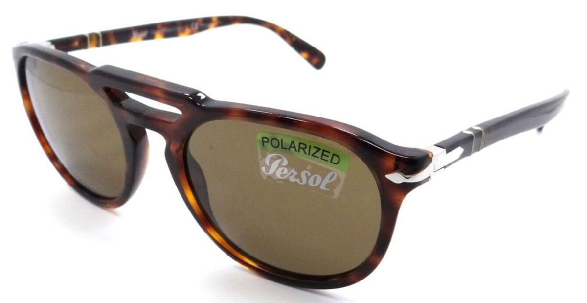 Persol Sunglasses PO 3279S 24/57 52-19-145 Havana / Brown Polarized Italy-8056597546256-classypw.com-1