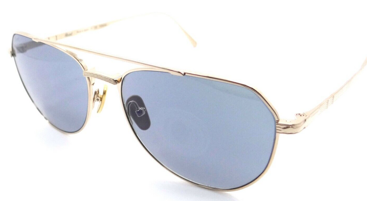 Persol Sunglasses PO 5003ST 8000/56 54-16-145 Gold / Light Blue Made in Japan-8056597151351-classypw.com-1