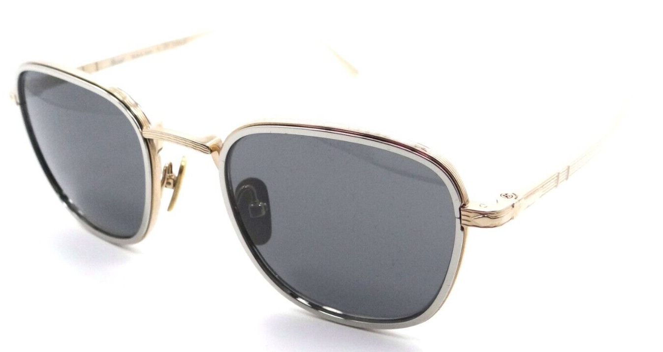 Persol Sunglasses PO 5007ST 8005/B1 47-21-145 Gold - Silver / Dark Grey Japan-8056597444163-classypw.com-1
