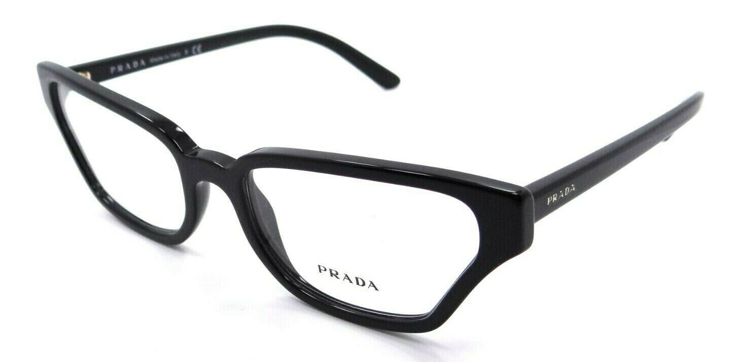Prada Eyeglasses Frames PR 04XV 1AB-1O1 54-18-140 Shiny Black Made in Italy-8056597083447-classypw.com-1