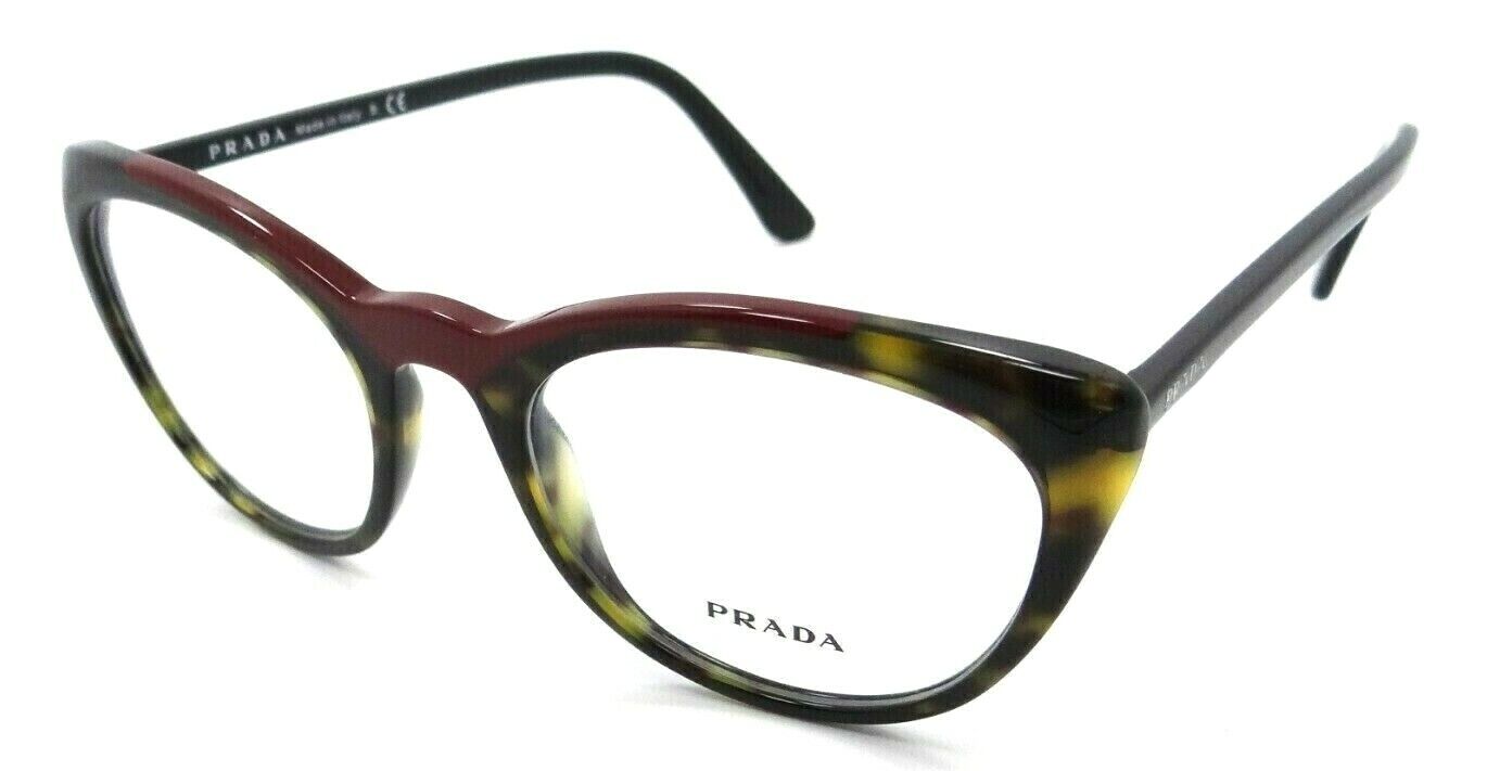 Prada Eyeglasses Frames PR 07VV 320-1O1 51-20-145 Red / Dark Havana Italy-8053672975826-classypw.com-1