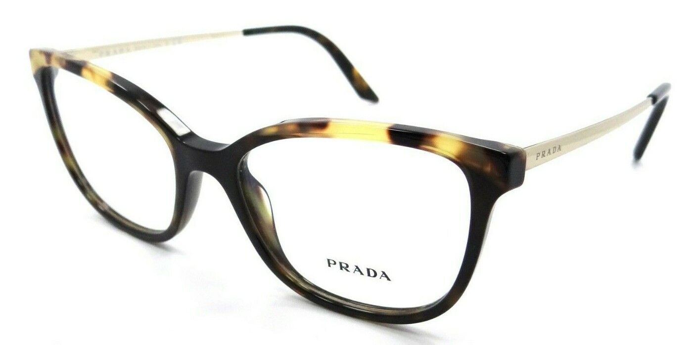 Prada Eyeglasses Frames PR 07WV 06N-1O1 52-17-140 Dark Havana / Medium Havana-8056597372237-classypw.com-1
