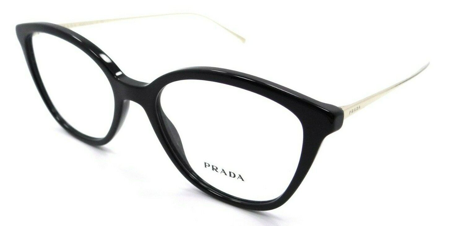 Prada Eyeglasses Frames PR 11VV 1AB-1O1 51-17-140 Shiny Black Made in Italy-8053672976205-classypw.com-1