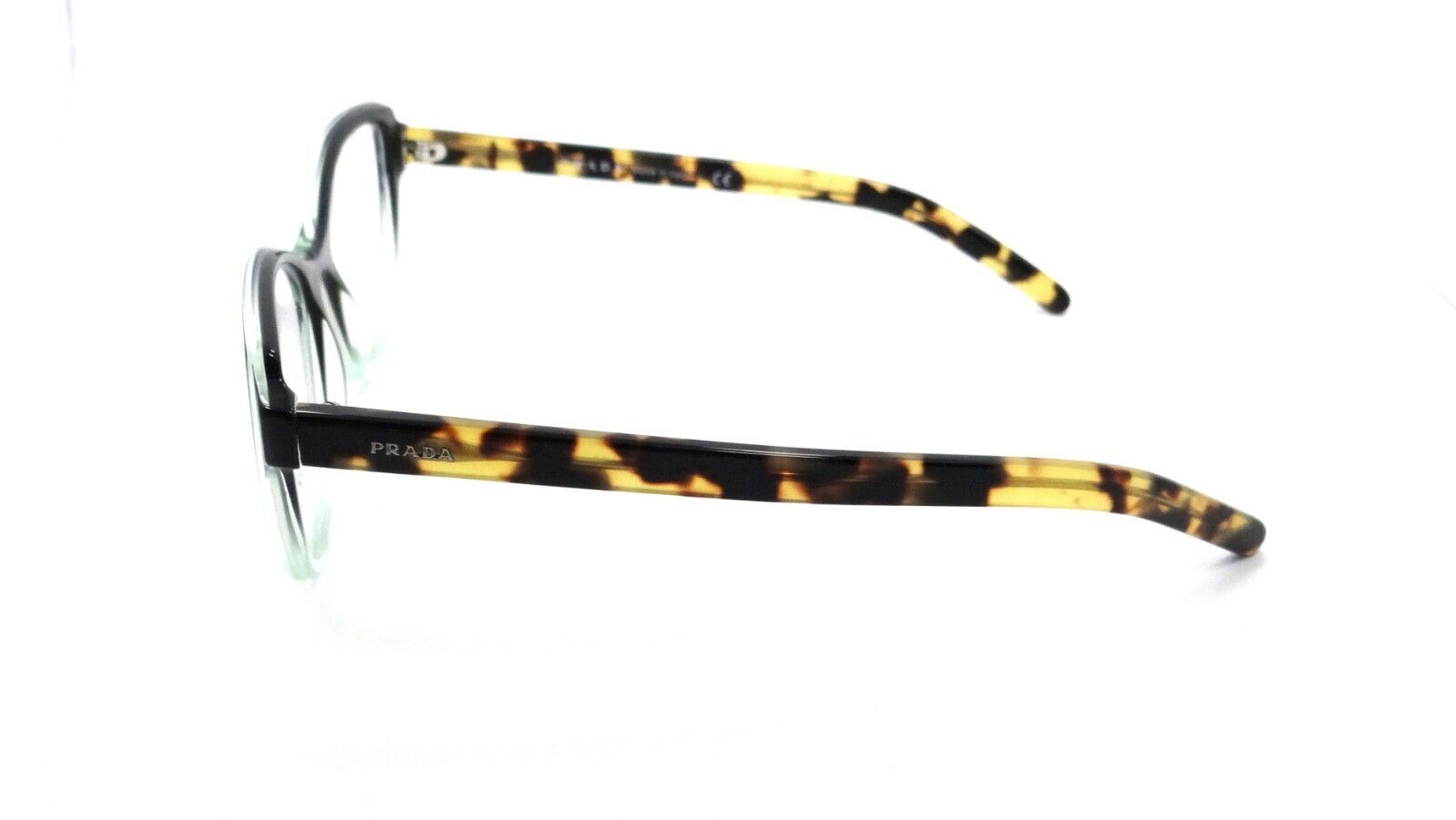 Prada Eyeglasses Frames PR 12VV 476-1O1 52-18-140 Green Gradient / Havana-8056597037792-classypw.com-3