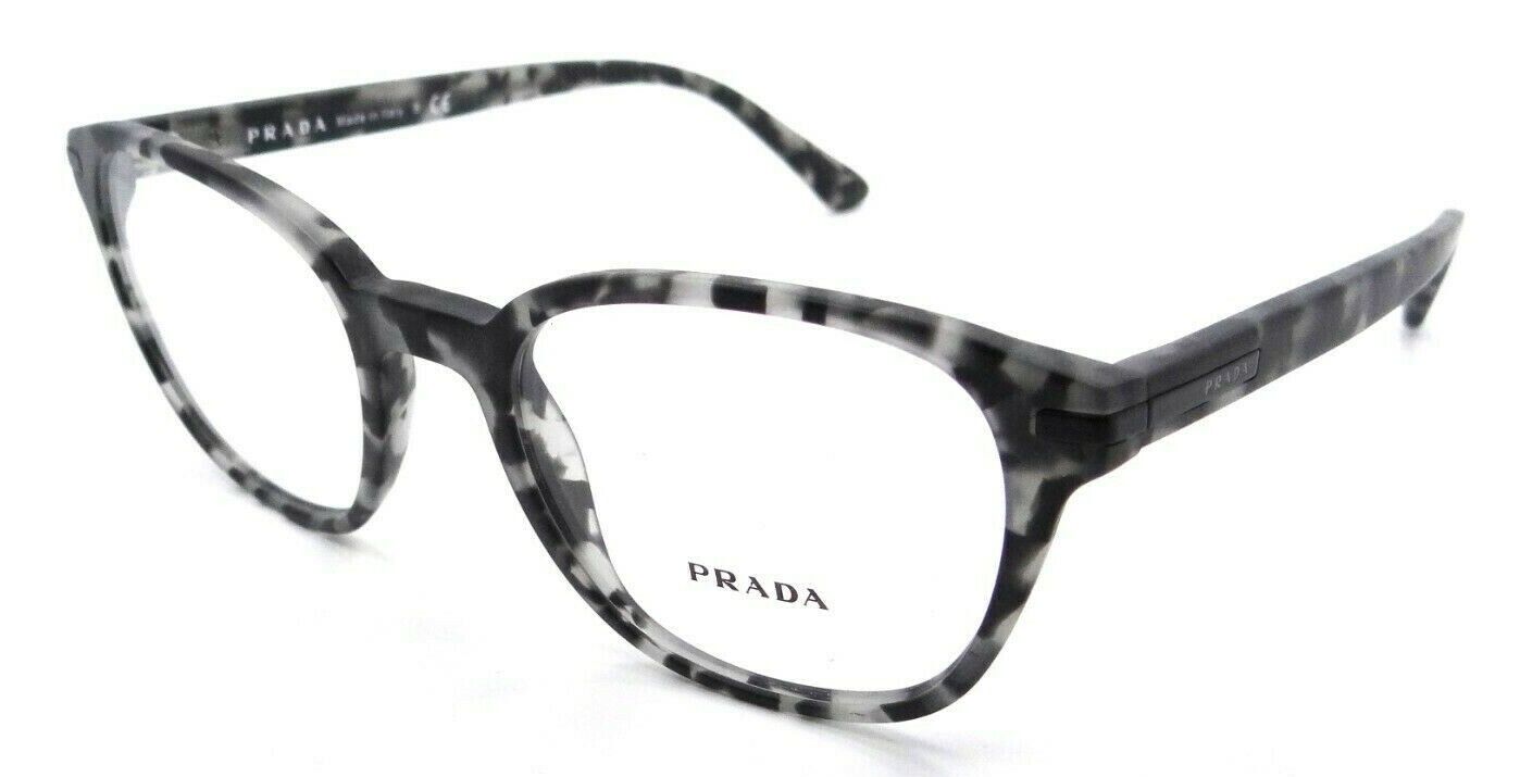 Prada Eyeglasses Frames PR 12WV VH3-1O1 49-19-145 Matte Grey Tortoise Italy-8056597370387-classypw.com-1