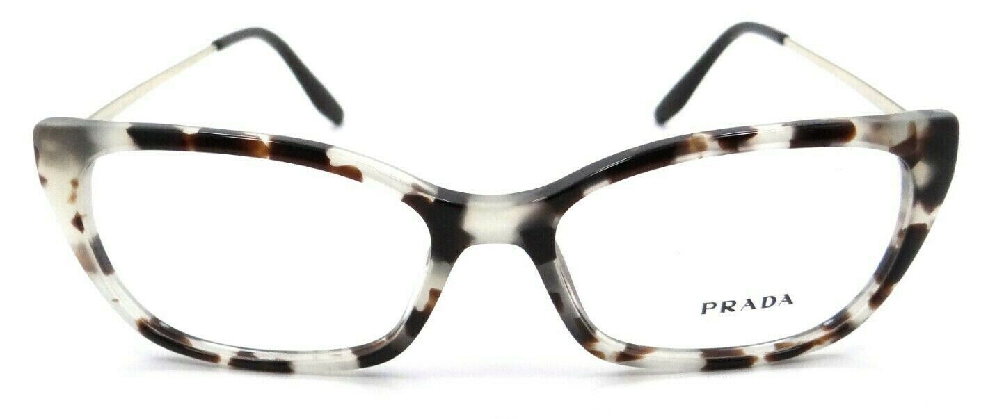 Prada Eyeglasses Frames PR 14XV UAO-1O1 54-16-140 Spotted Brown Made in Italy-8056597187336-classypw.com-2