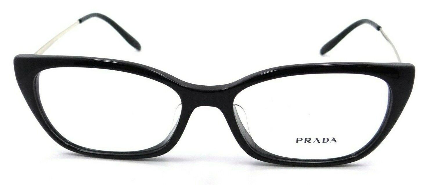 Prada Eyeglasses Frames PR 14XVF 1AB-1O1 54-16-140 Shiny Black Made in Italy-8056597204941-classypw.com-2