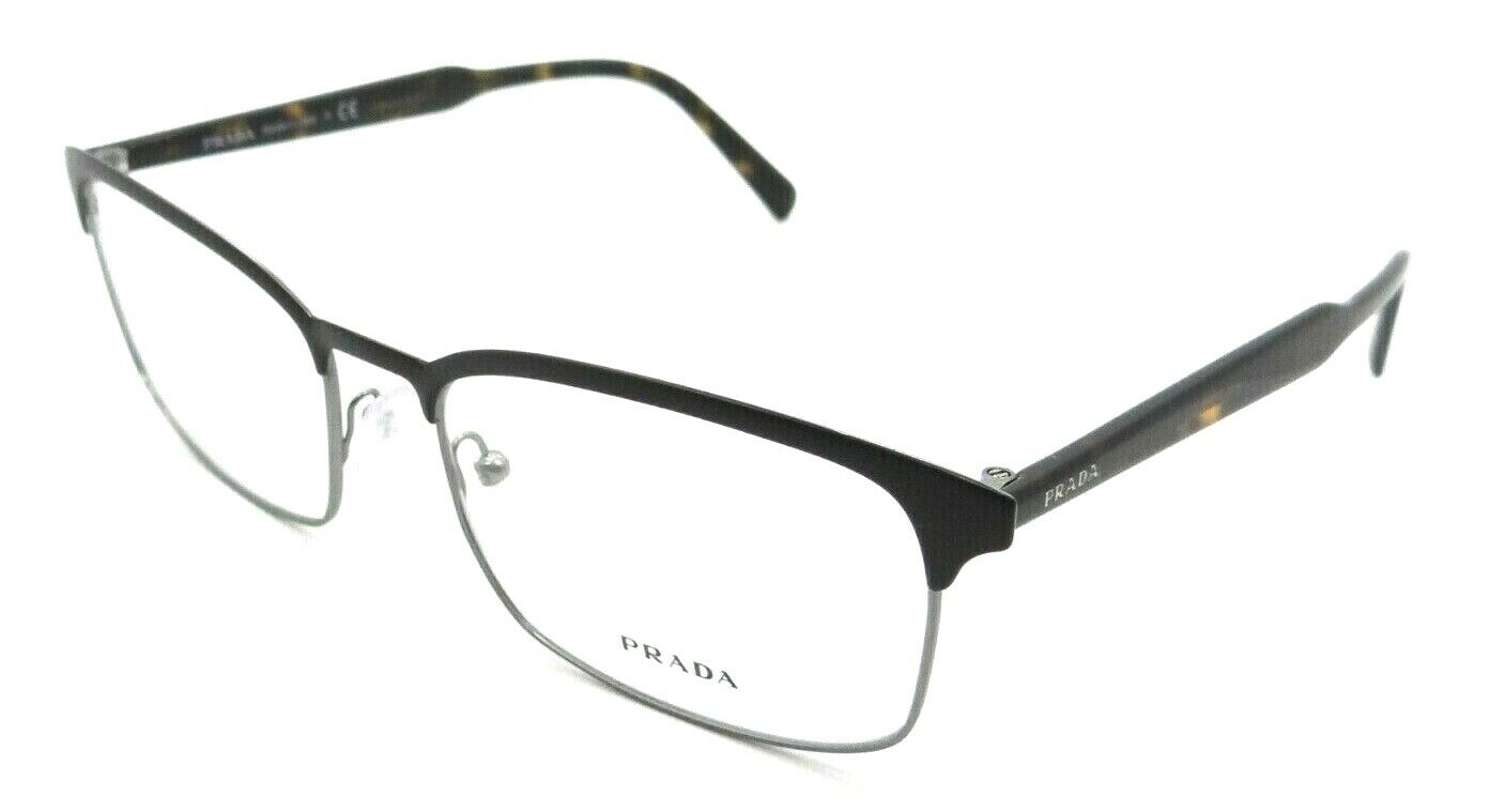 Prada Eyeglasses Frames PR 54WV 03G-1O1 56-18-150 Brown / Gunmetal Made in Italy-8056597239820-classypw.com-1
