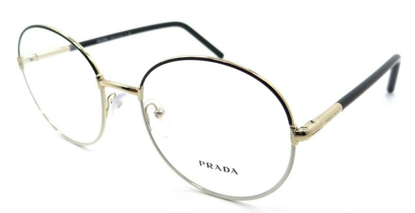 Prada Eyeglasses Frames PR 55WV 07I-1O1 53-19-140 Black / White Made in Italy-8056597263405-classypw.com-1