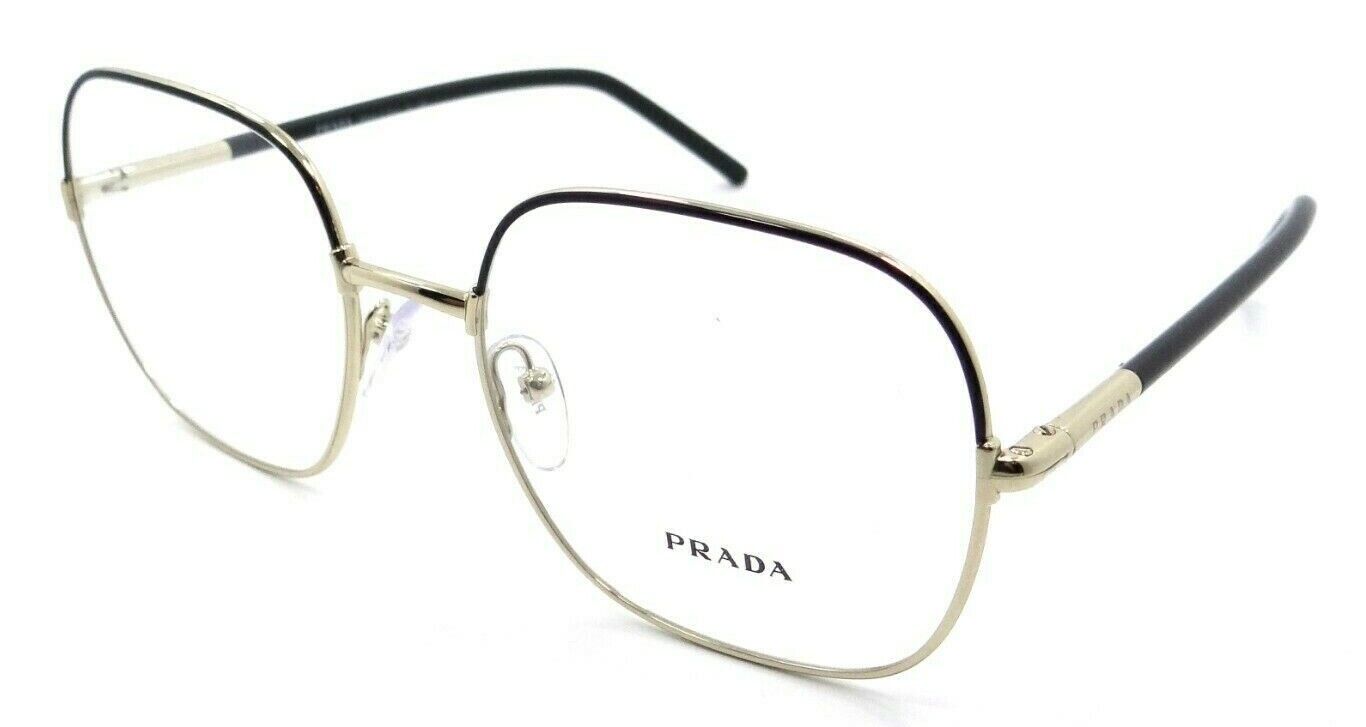 Prada Eyeglasses Frames PR 56WV AAV-1O1 54-19-140 Black / Pale Gold Italy-8056597520645-classypw.com-1